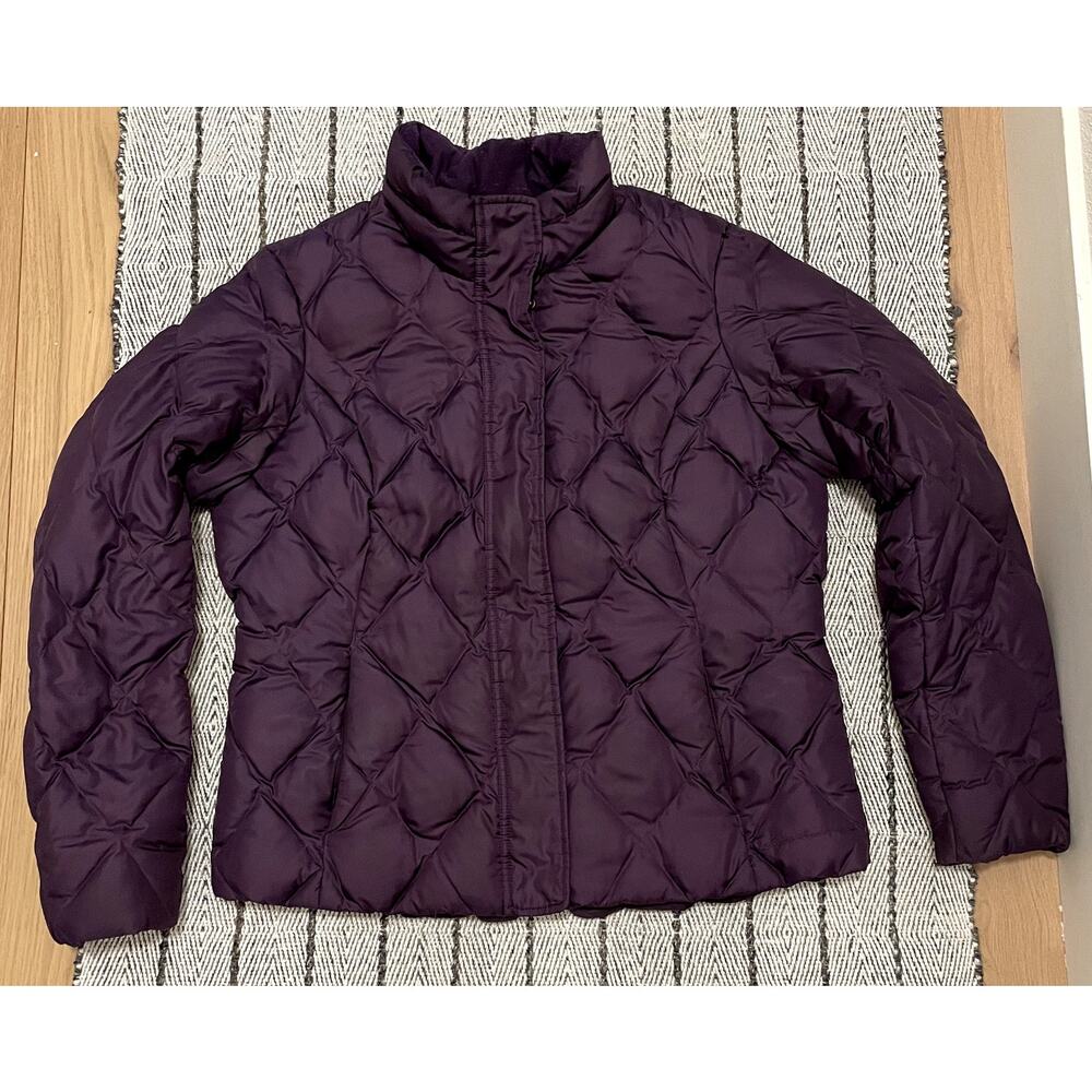 Eddie Bauer Down Purple Jacket Puffer XL